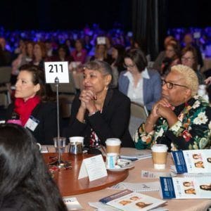 guests at a conference