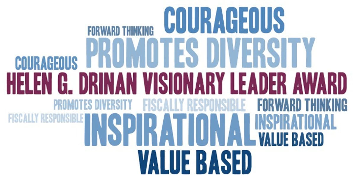 visionary leader word cloud