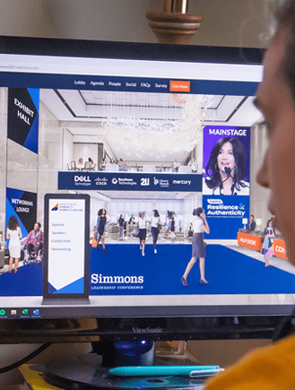 Woman Attending Virtual Conference