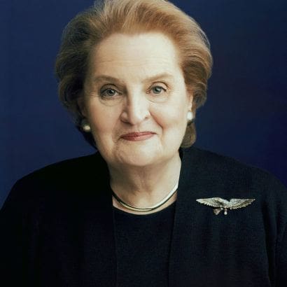 madeleine albright headshot