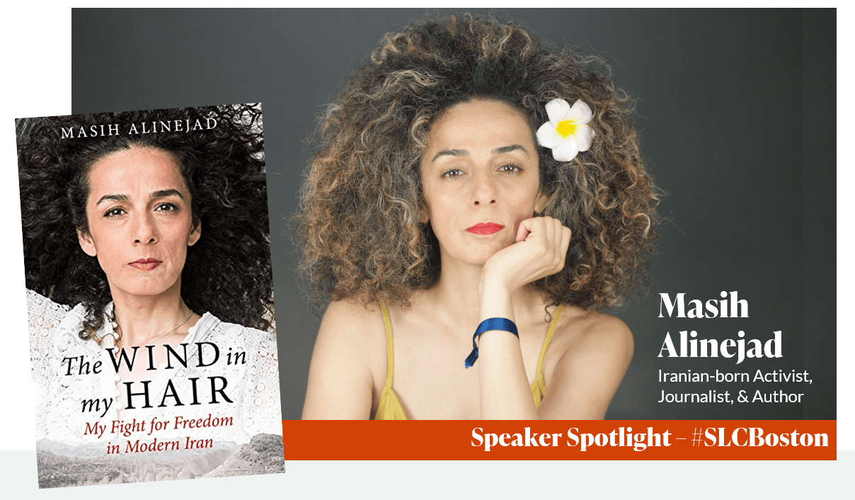 masih alinejad headshot and book jacket