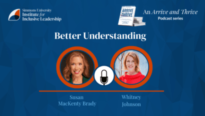 whitney johnson and susan mackenty brady headshots for better understanding podcast