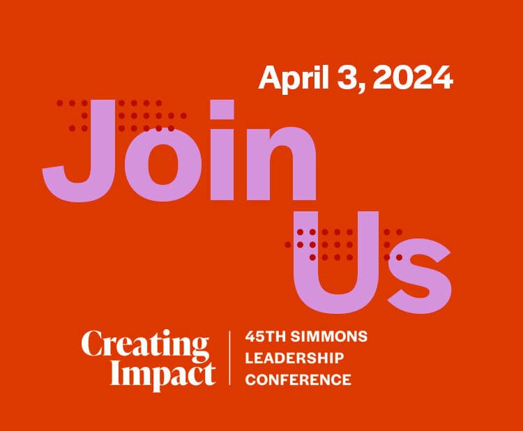 Join us at the 45th Simmons Leadership Conference